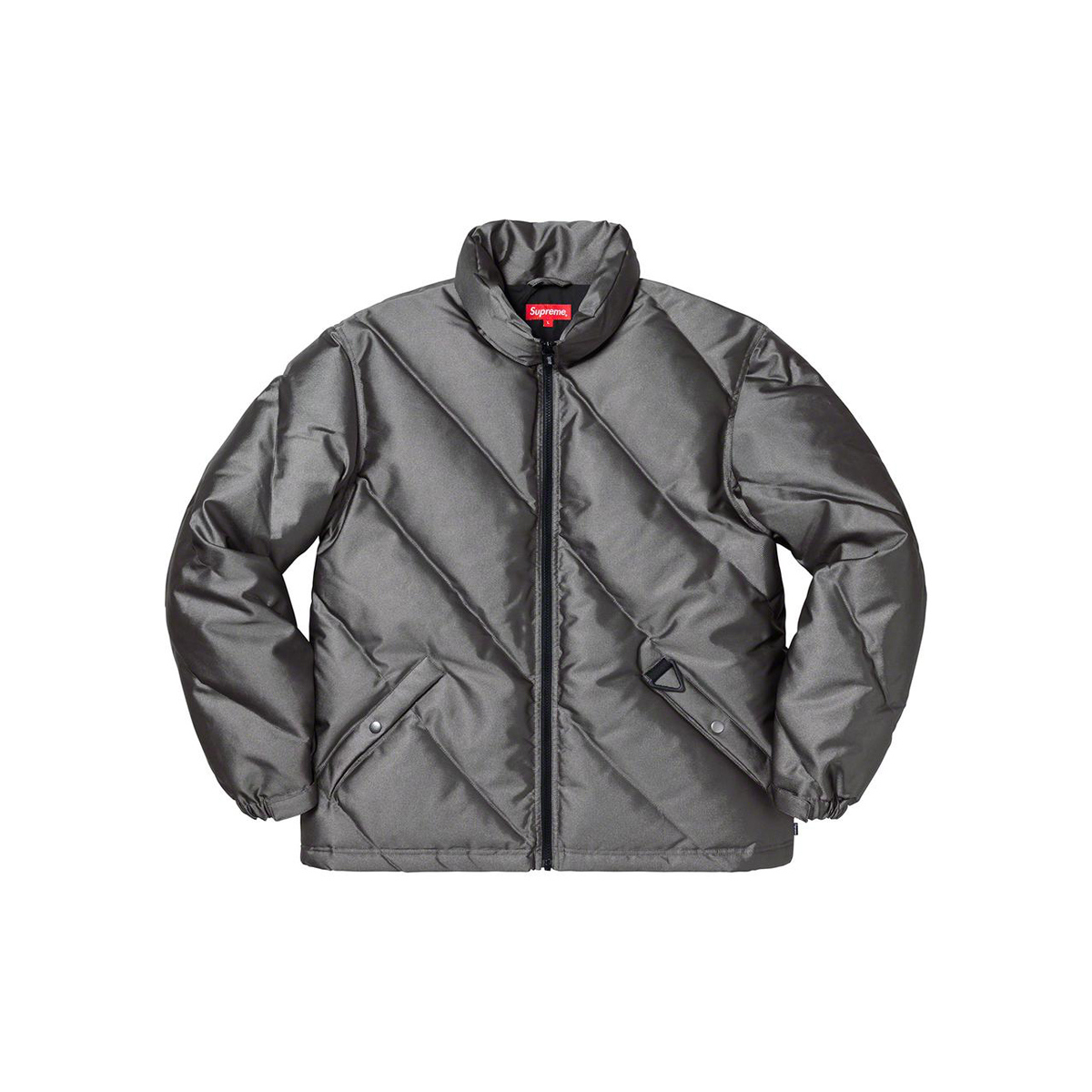 Supreme Iridescent Puffy Jacket Grey (FW19) Grey sneaker – authenticated on KLEKT