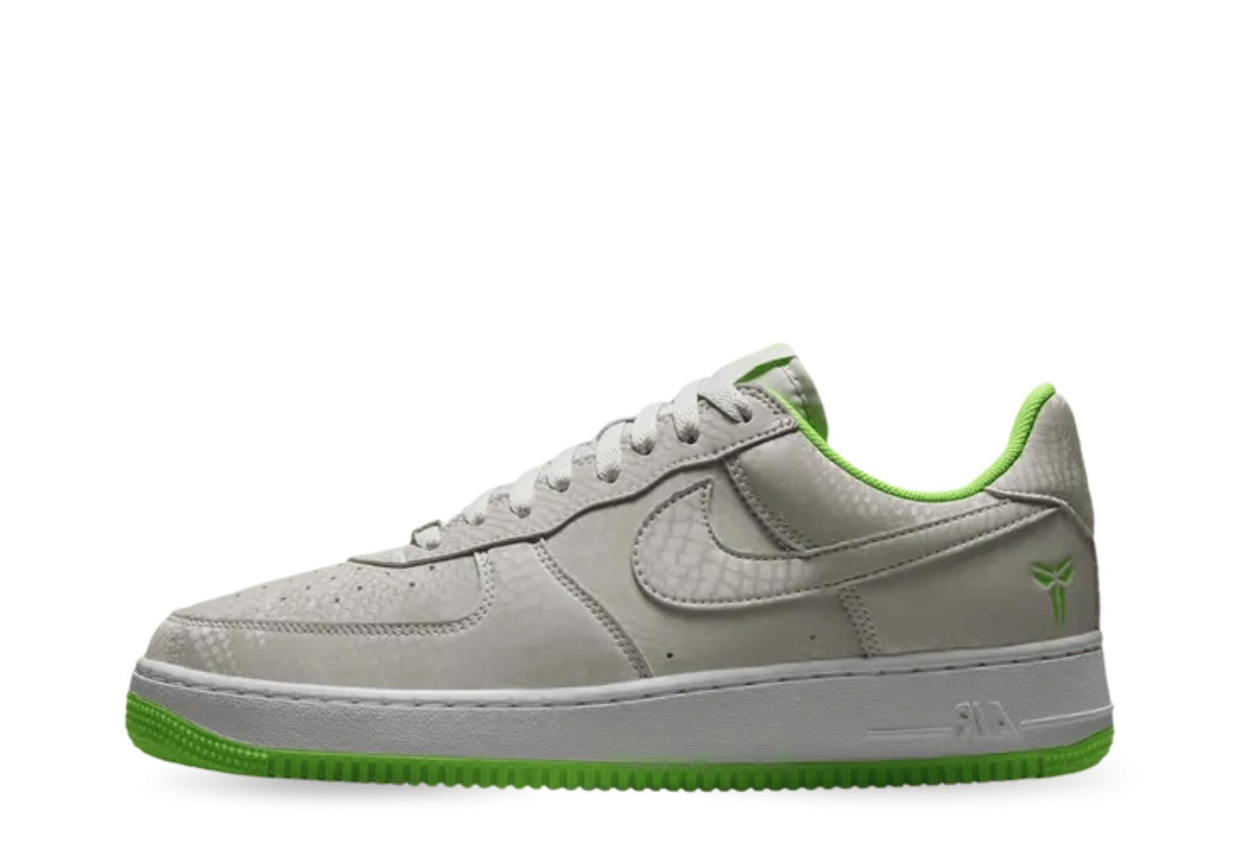 Nike x Kobe Air Force 1 Low 'Electric Green' (2026) VAST GREY/ELECTRIC CREEN-WHITE sneaker – authenticated on KLEKT