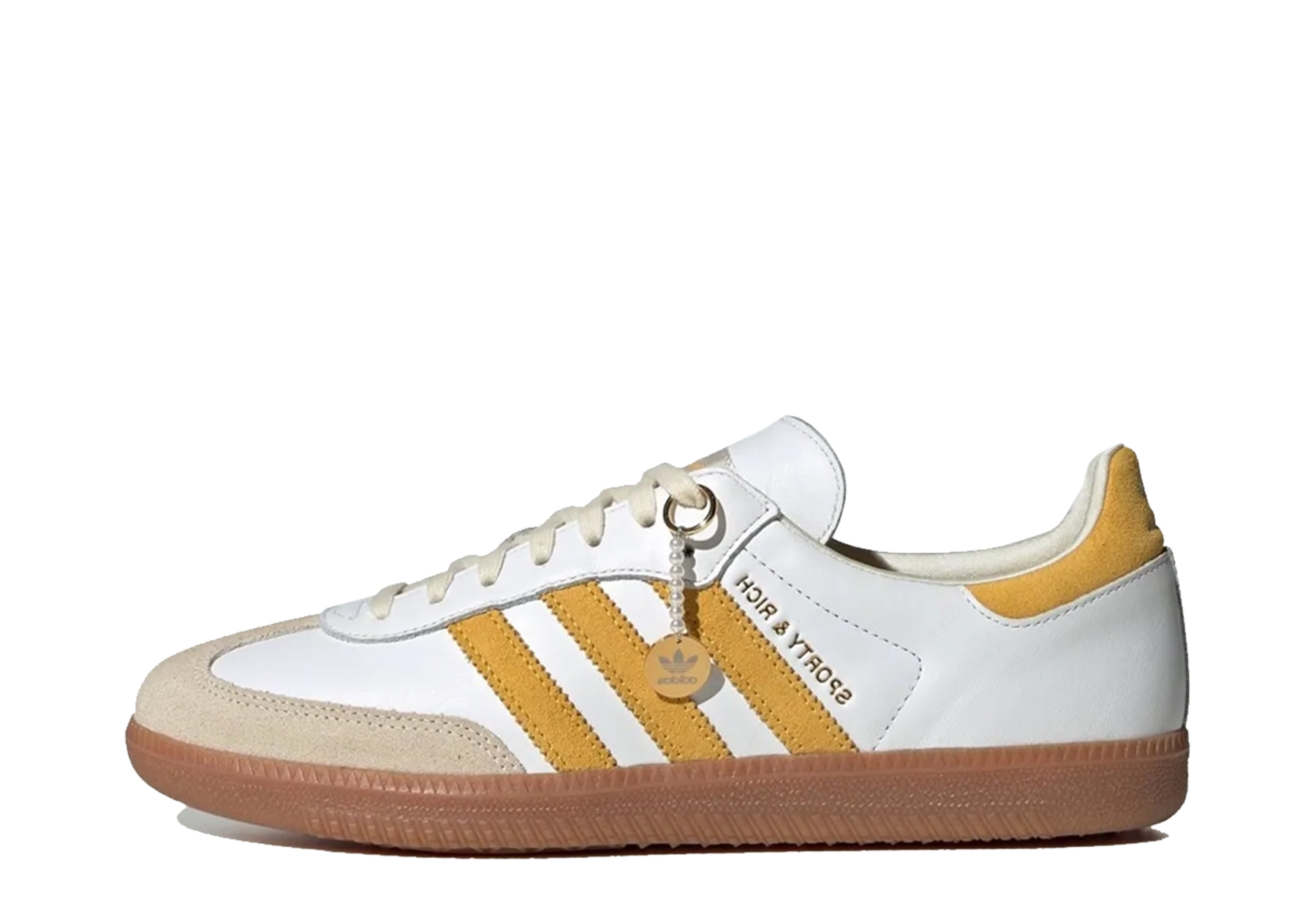Adidas x Sporty & Rich OG Samba 'White Bold Gold' (2023) White/Bold Gold sneaker – authenticated on KLEKT