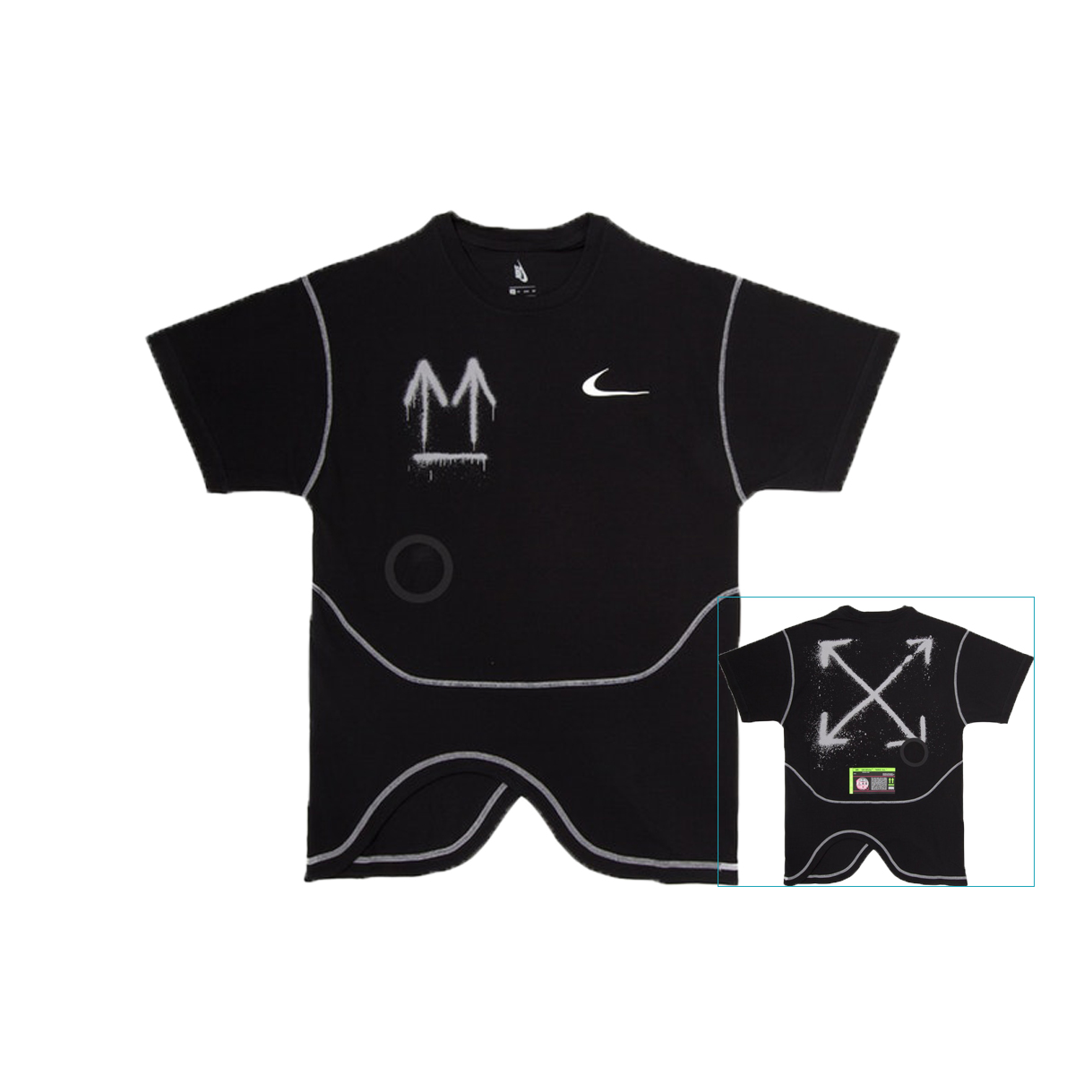 Off White x Nike Tee Black (SS20) BLACK/WHITE sneaker – authenticated on KLEKT