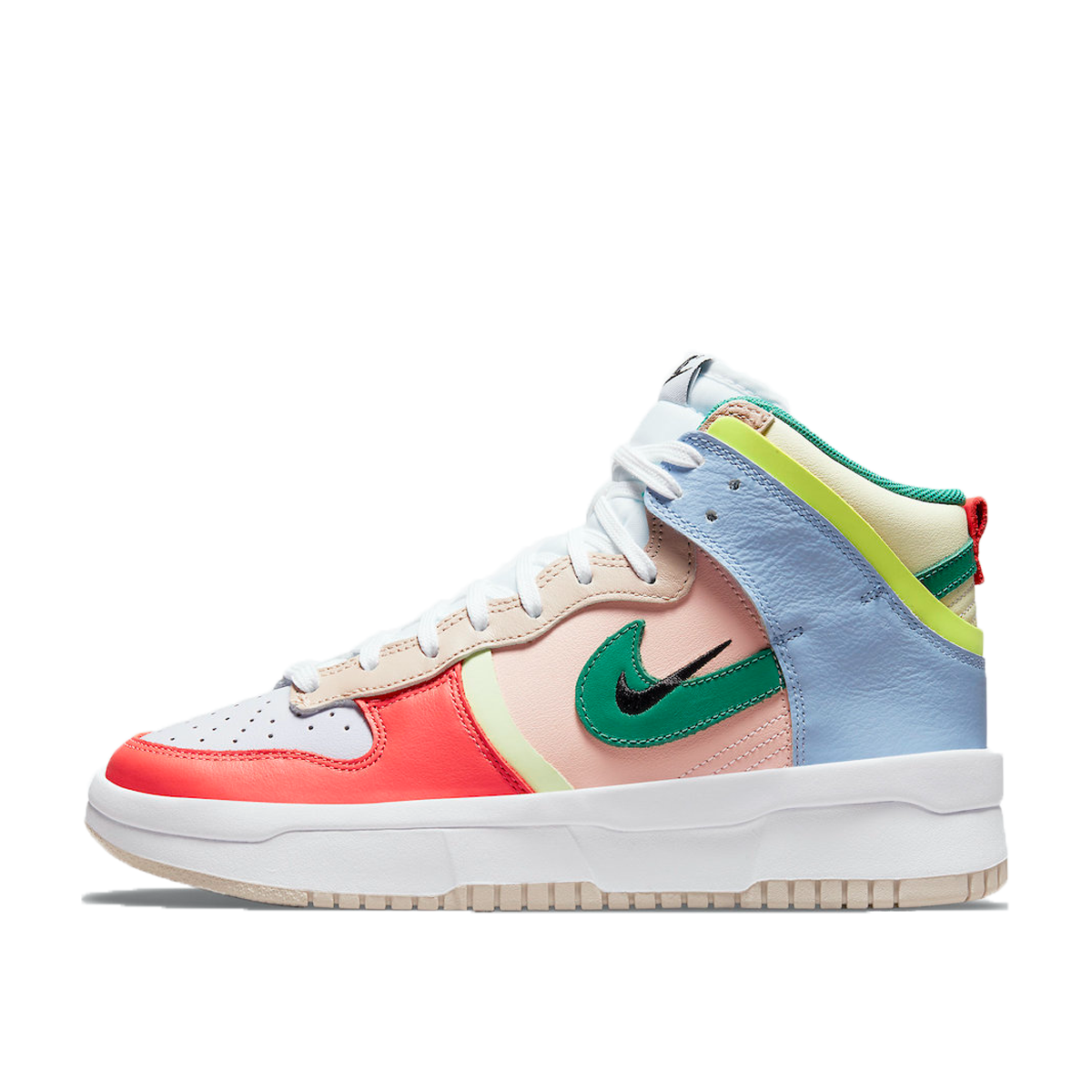 Nike Dunk High Rebel WMNS Cashmere (2021) CASHMERE/GREEN NOISE/PALE CORAL/WHITE sneaker – authenticated on KLEKT